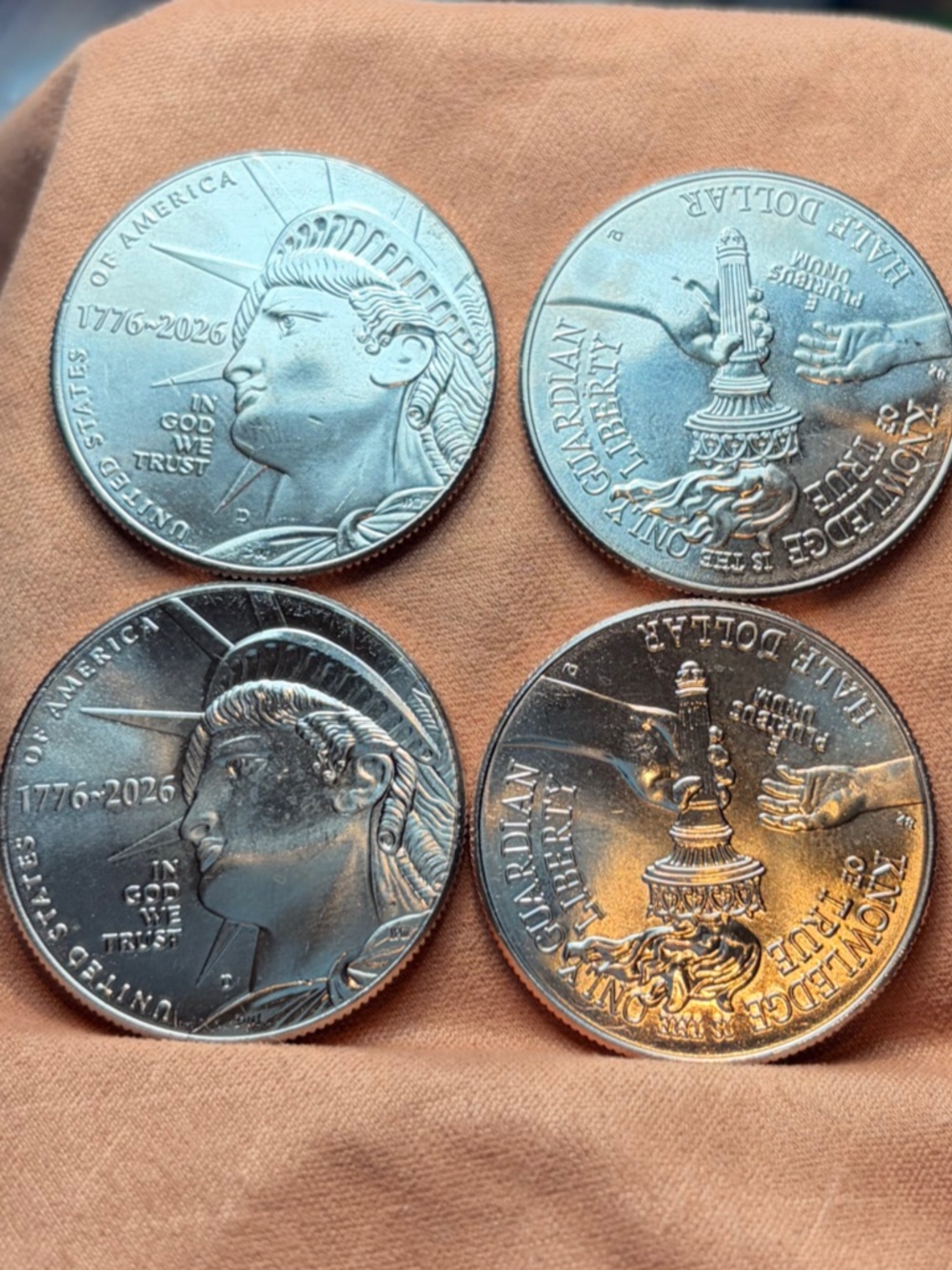 2026 D 4 coins Semiquinc Liberty $Half FROM Bank Roll #206259461695 - Picture 3 of 7